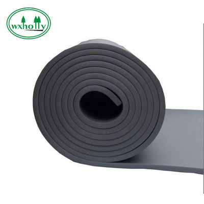 Black 30mm NBR Smooth Rubber Insulation Roll For Building